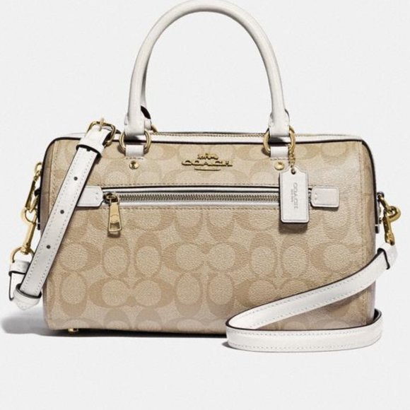 Rowan Satchel Bag In Signature Canvas | Bags | Coach | COACH® Coach Rowan Satchel In Signature Canvas